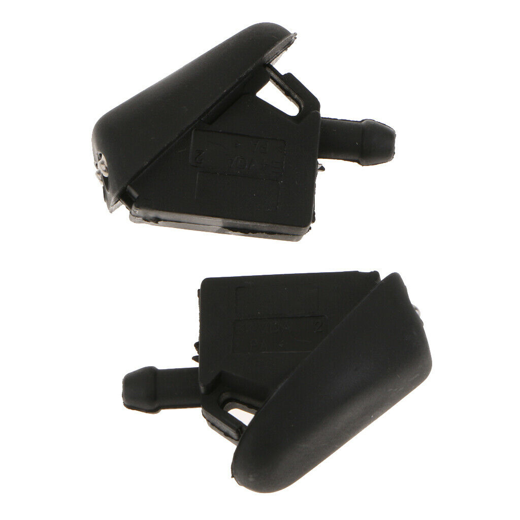 2 Pieces Windshield Washer Wiper Water Spray Nozzles For Ford Focus S-MAX