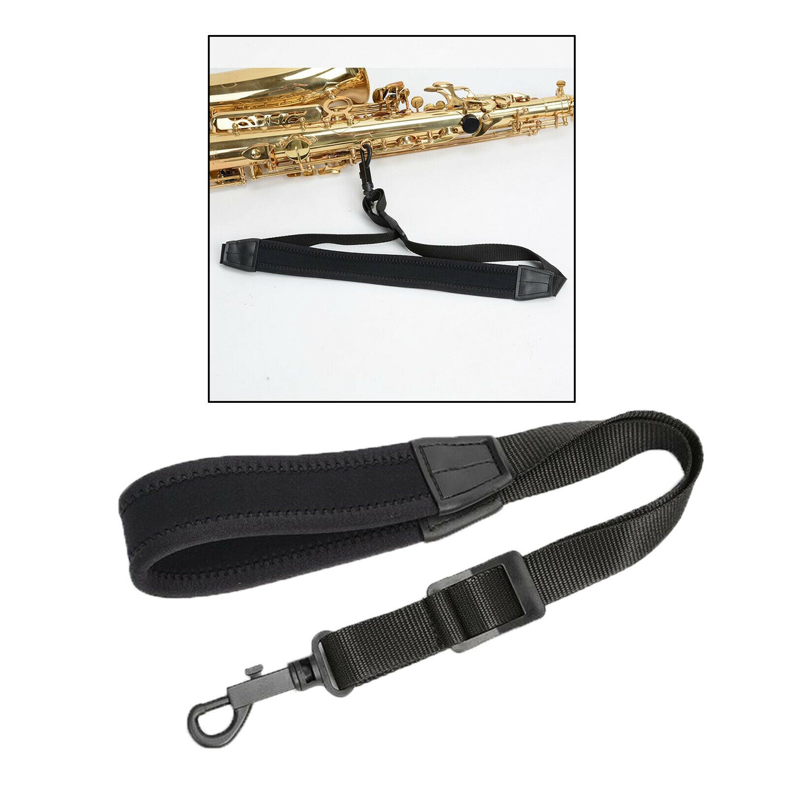 Saxophone Clarinet Neck Strap for Sax Tenor Baritone Horn Music Instrument