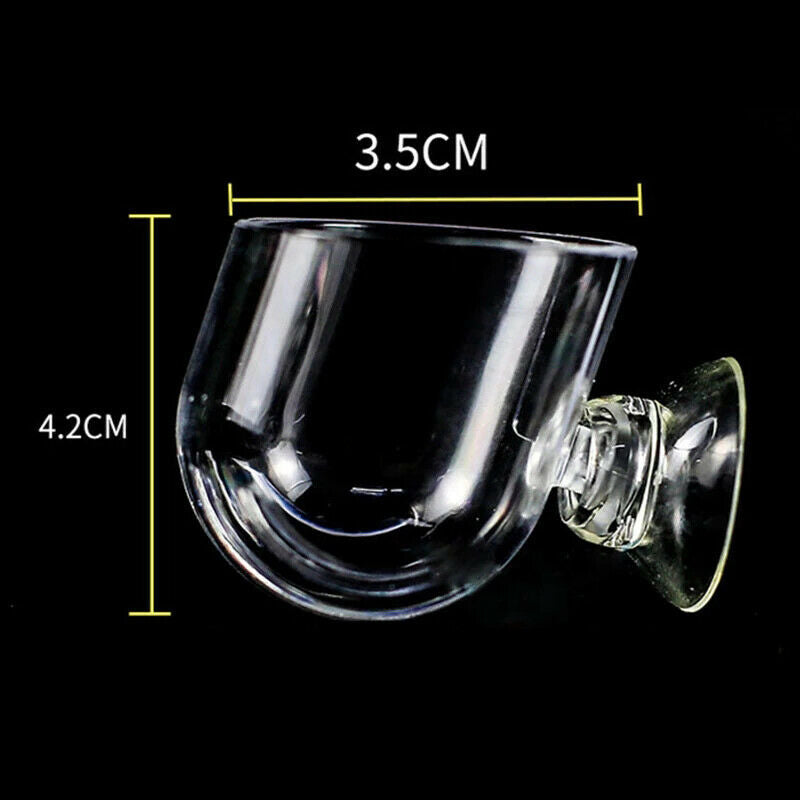 Aquarium Decor Hanging Fish Tank Mini Glass Pot Water Potted Planting C.l8