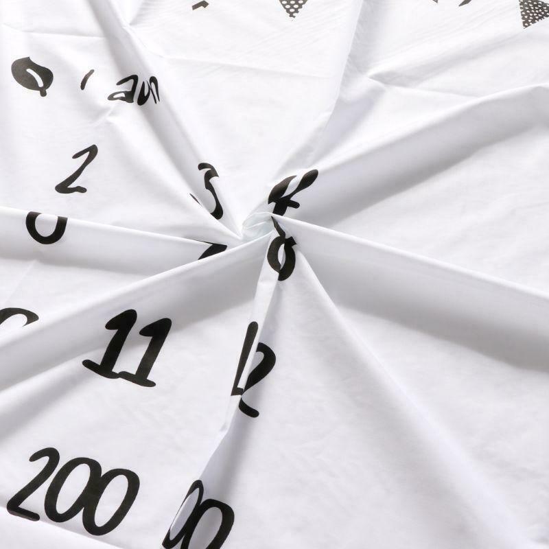 Baby Milestone Blanket Muslin Newborn Photography Background Props Swaddle Wrap