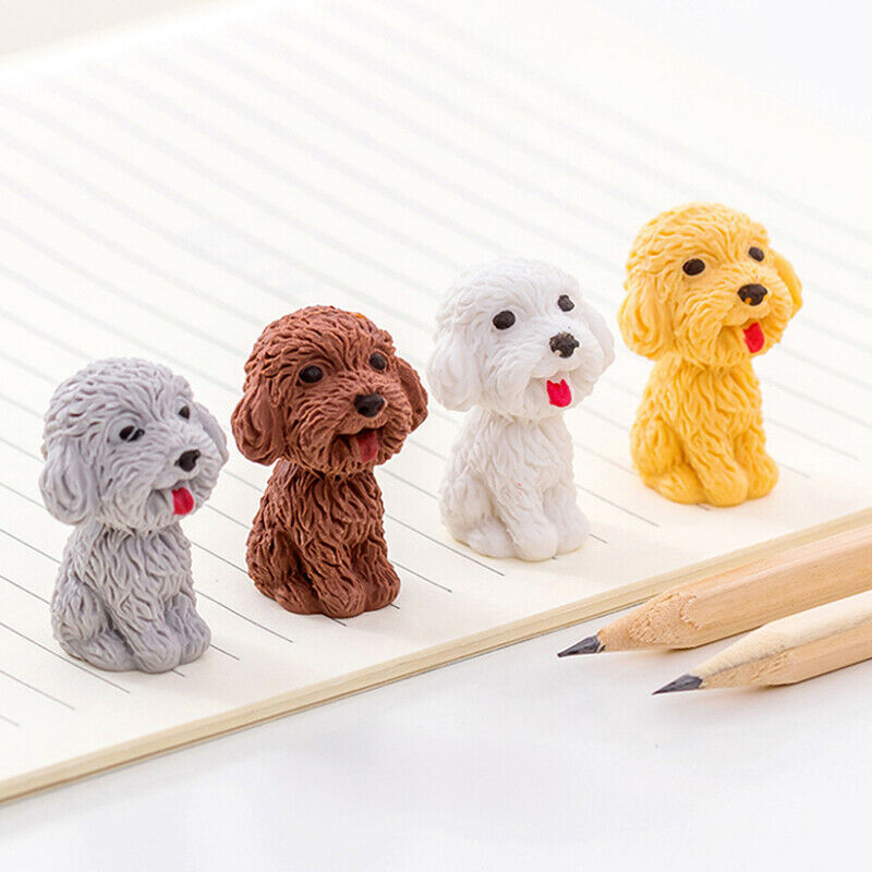 1pc Cute Dog Rubber Eraser Art School Supplies Office Stationery Supplies.l8