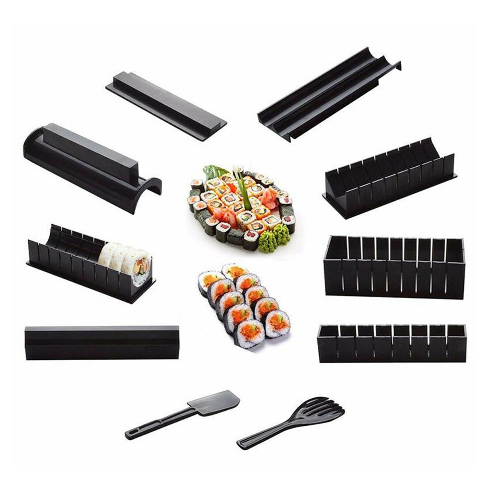 11 Pieces Sushi Making Kit Koren Rice Roller Mold Sushi Maker for Beginners