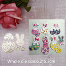 Easter Bunny Metal Cutting Dies Stencil Scrapbooking DIY Album Stamp Paper Card
