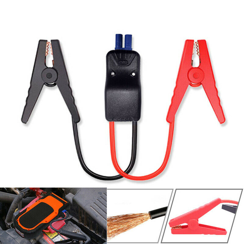 Smart Booster Cable Battery Clamp Line Kit LED Indicator For Car Jump Starter