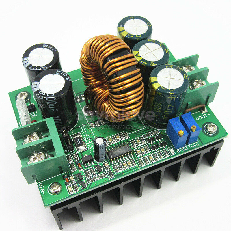 1200W DC-DC Converter 12V-60V 12V 36V to 12V-80V 20A 24V 48V 72V Step-up Power