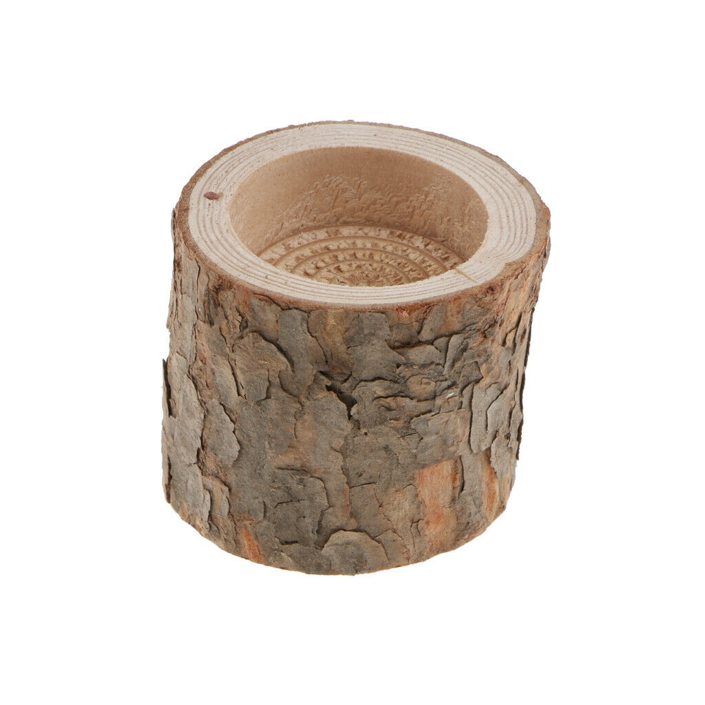 Wooden Candle Holder Tea Light + Creative Simulation Branches Table Decor