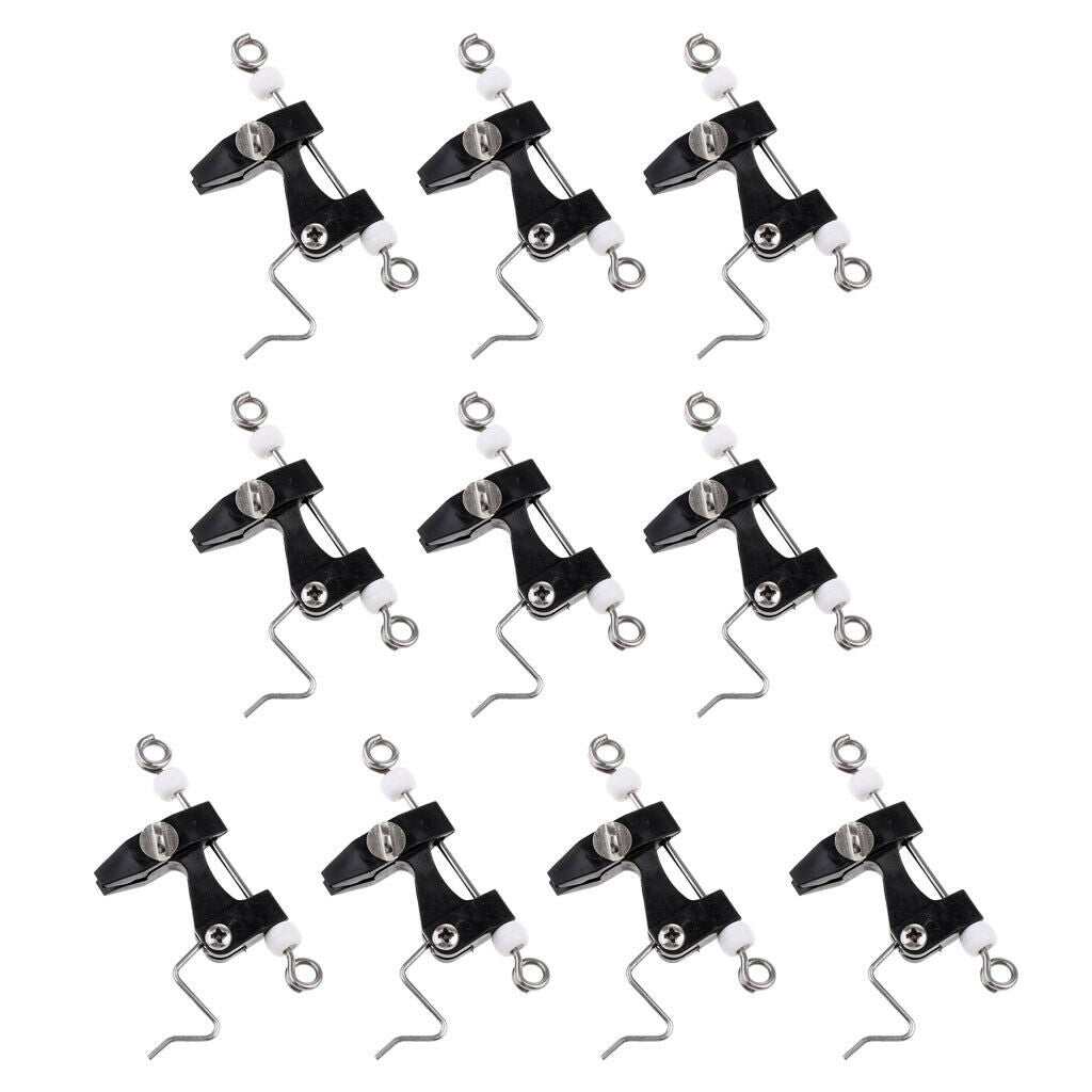 10Pcs Trolling Clip Release Clips Boating & Fishing for Outrigger,Downrigger