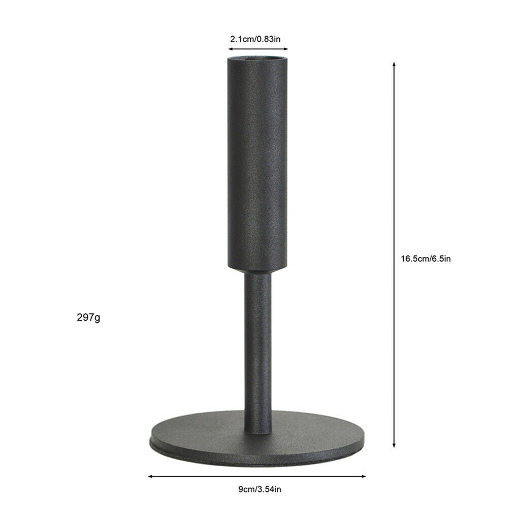 Simple Metal Taper Candle Holders Candlelight Stand Candlestick Home Decors