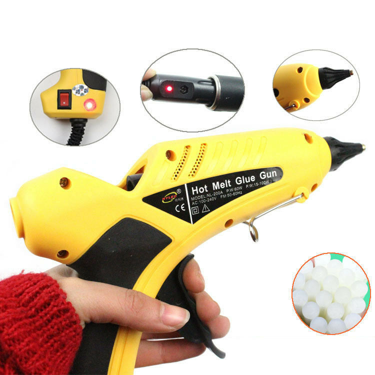 60W Hot melt Glue Gun Heating Craft Repair Tool Hot Melt Glue Thermo Glue gun