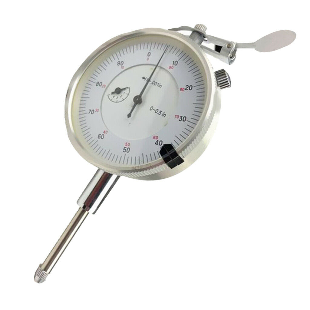 0-0.5Inch Precision Dial Test Indicator Gage Gauge with Pointer Inch System