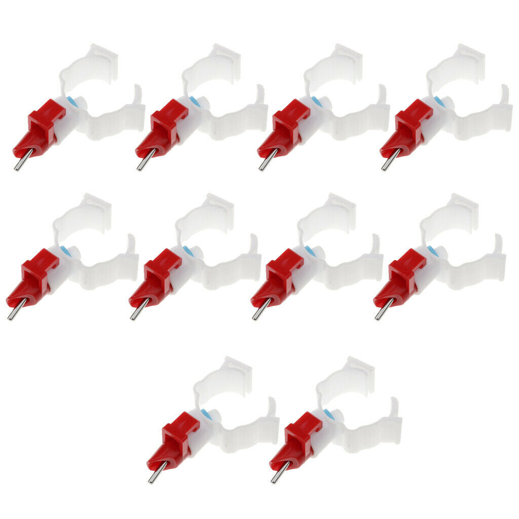 10 Pieces Automatic Poultry Water Feeder Safe Chicken Duck Nipple Drinker, for