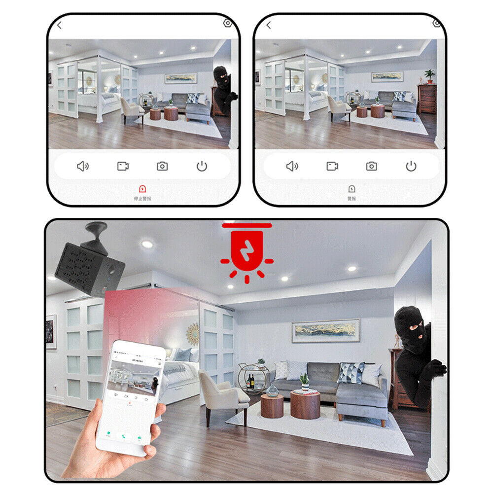 Mini Spy Wireless Wifi IP Home Security HD 1080P IR Sensor Camera Night vision