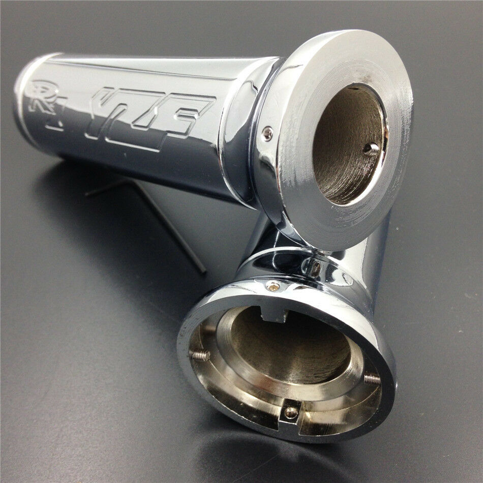 Chrome Aluminum Billet Handlebar Grips for Yamaha YZFR1 YZF-R1 YZF R1 1999-20006