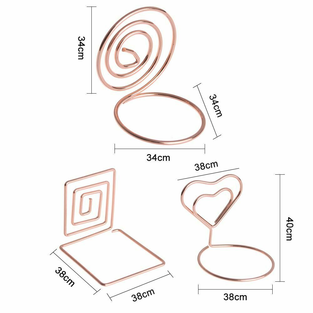 Shape Paper Clamp Photos Clips Place Card Table Numbers Holder Clamps Stand