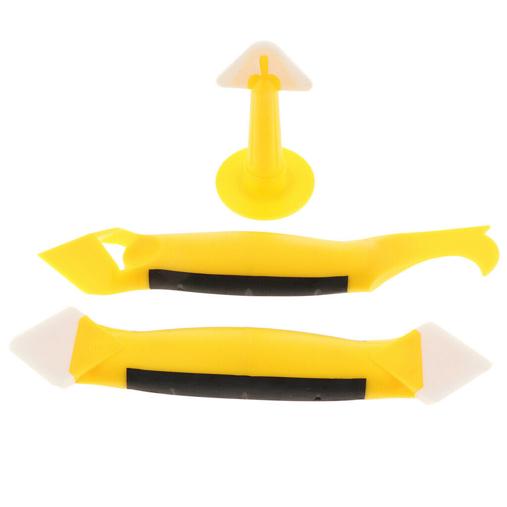 Convenient 3 Piece / Set Sealant Caulking Finishing Tool Kit