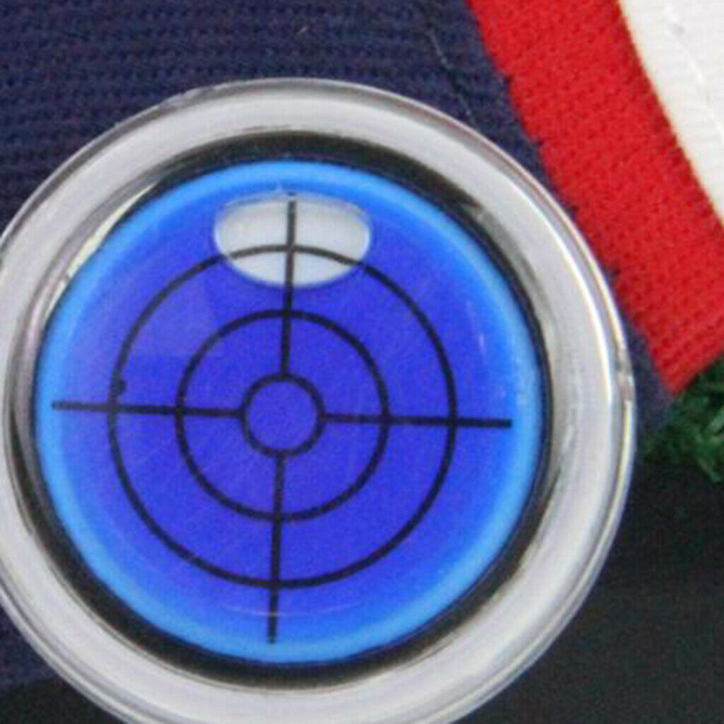 Golf Gradienter Putting Alignment Tool Magnetic Ball Marker Hat Clip Blue