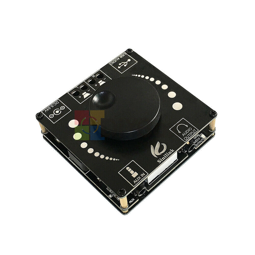 TPA3116D2 Bluetooth5.0 Audio Stereo HIFI AUX USB 50Wx2 Digital Amplifier Board