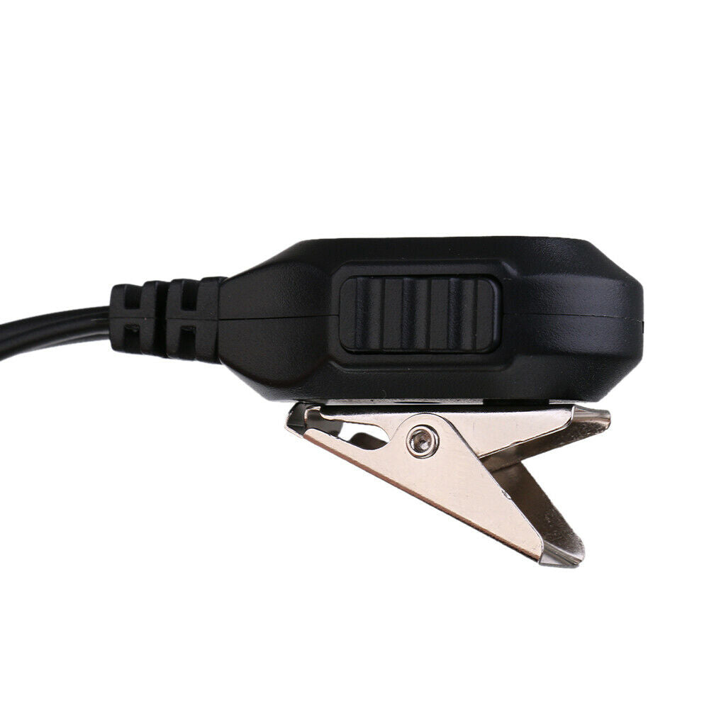 Covert Acoustic Tube Earpiece PTT Throat MIC For Kenwood Baofeng 888S UV-5RA