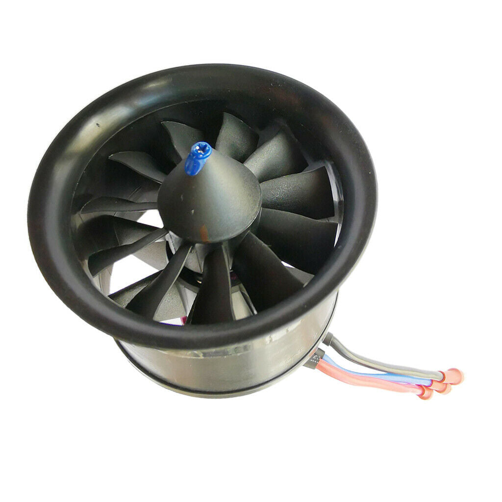 For EDF 50mm Duct Fan 4900KV 11 Propeller Brushless Motor RC Parts Aircraft