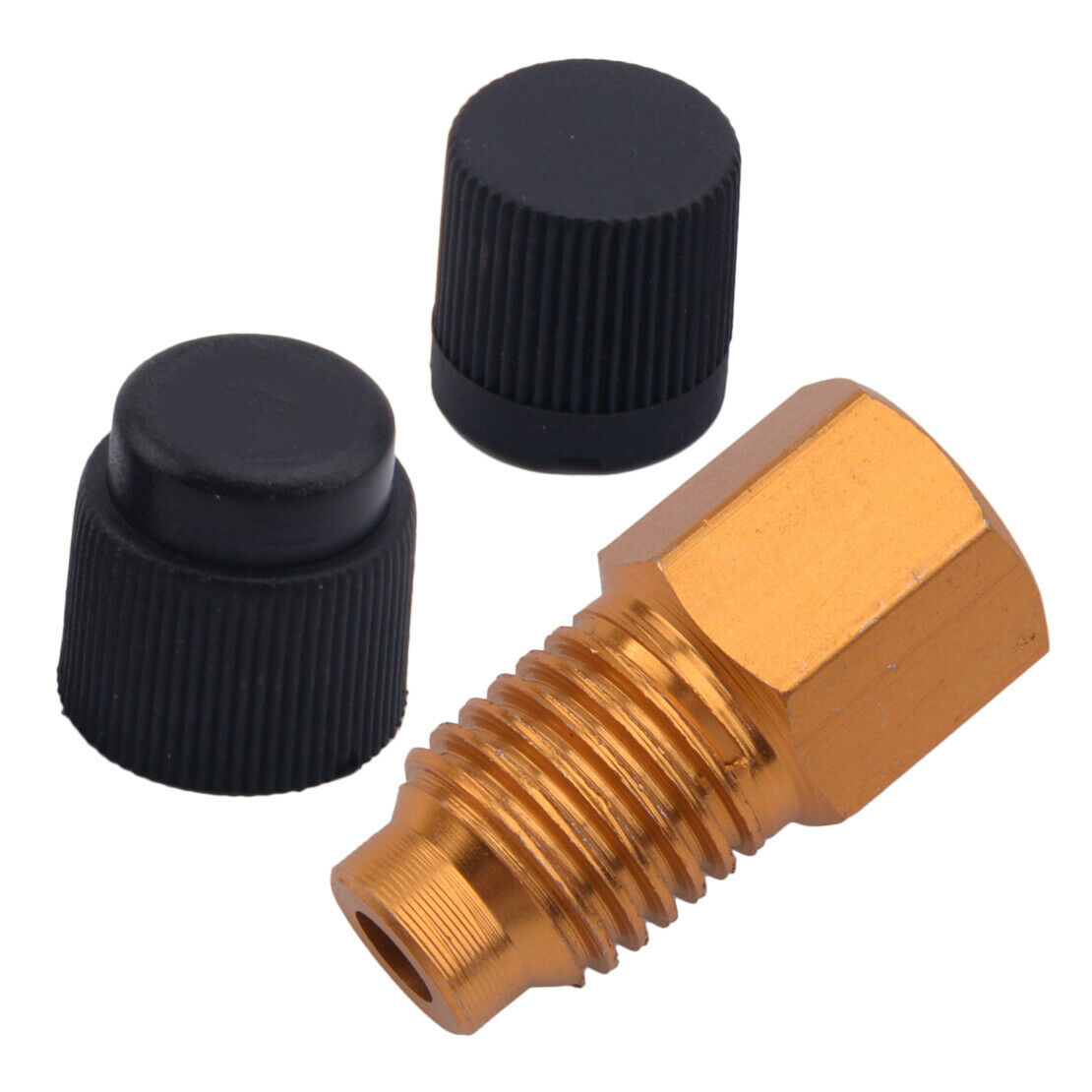 1x R134a R1234yf Refrigerant Can Tap Hose Adapter Fitting 1/4SAE 1/2" ACME LH