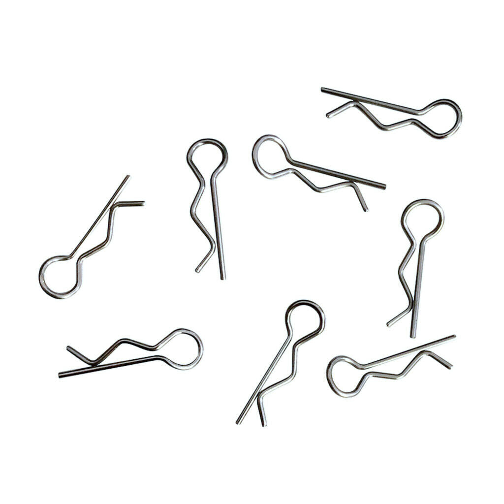 8pcs Body Shell Clips Pin for 1/16 RC 9130 Car Accessories Spare Parts