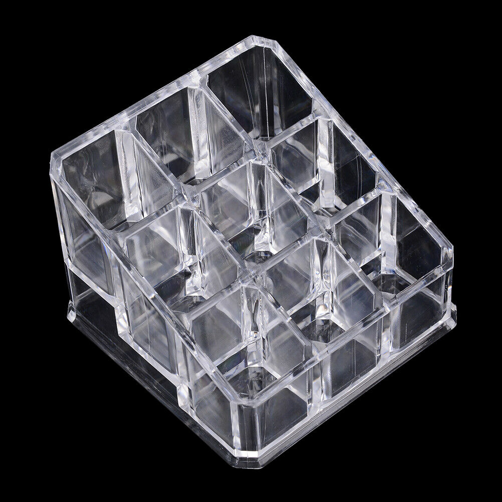 9 Holes Acrylic Cosmetic Organizer Makeup Drawer Holder Clear Storage JR .l8