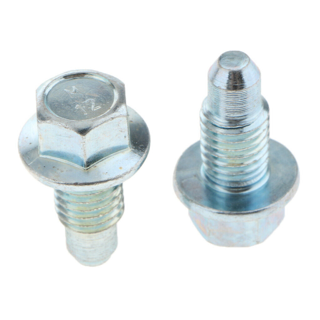 10 Sets Oil Drain Plugs Pilot Point M12x1.75 Head 15Mm For Chrysler 8132293