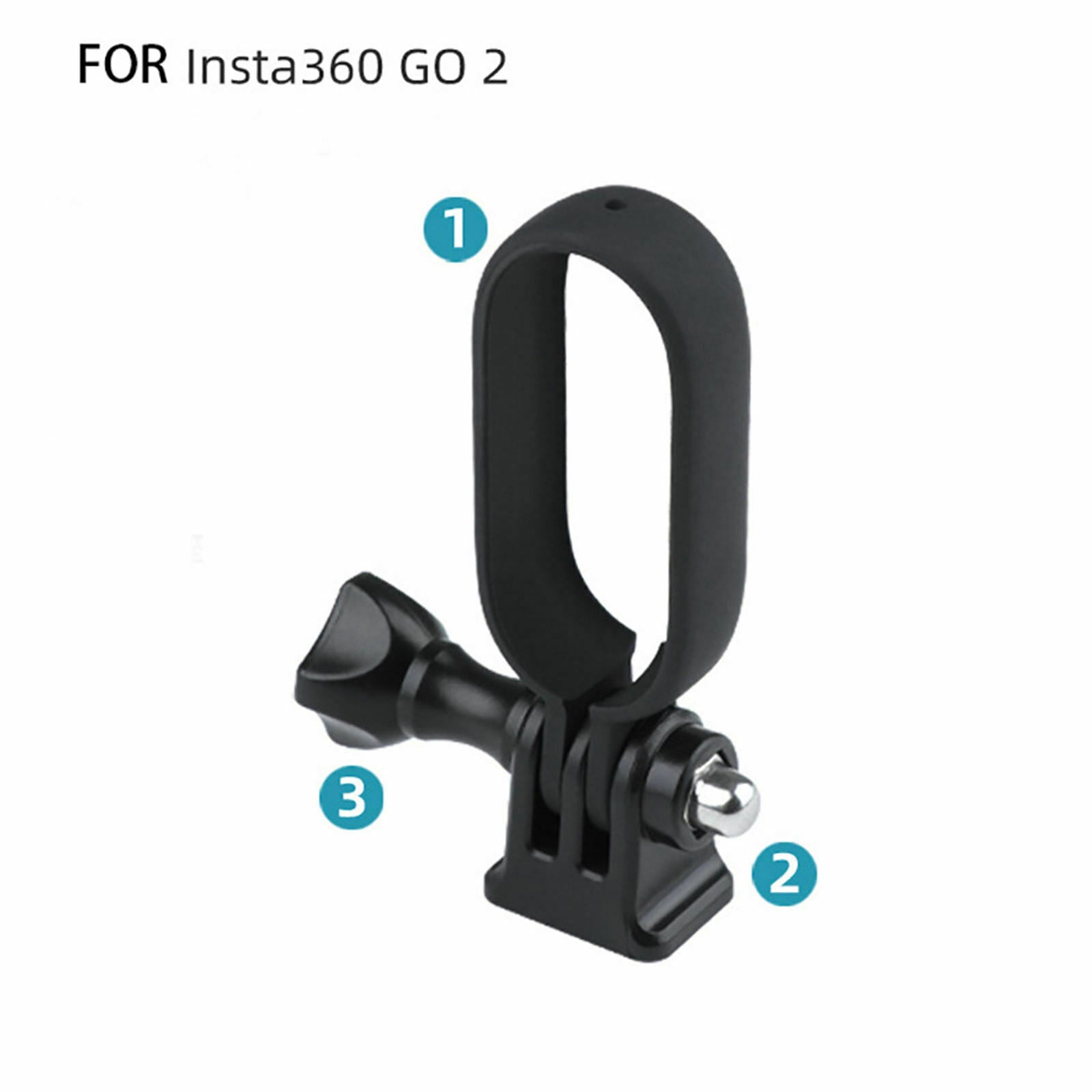 Camera Holder with Protective Frame for  Go 2 Car Suction Cup