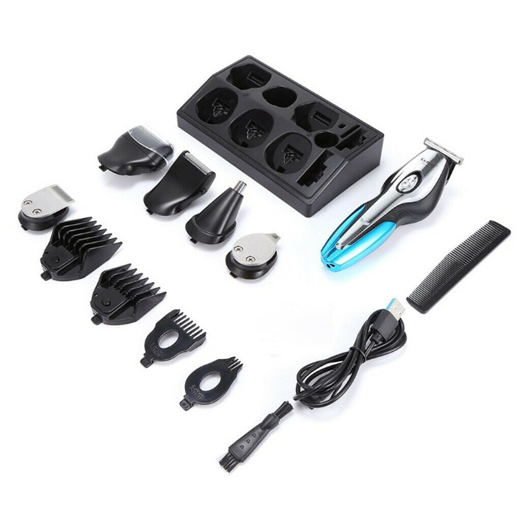 Electric Hair Clipper Haircut Home Razor Nose Beard Trimmer Grooming kit