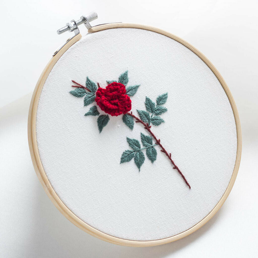 2pcs Embroidery Kits for Making DIY Beginners Sewing Thread Works