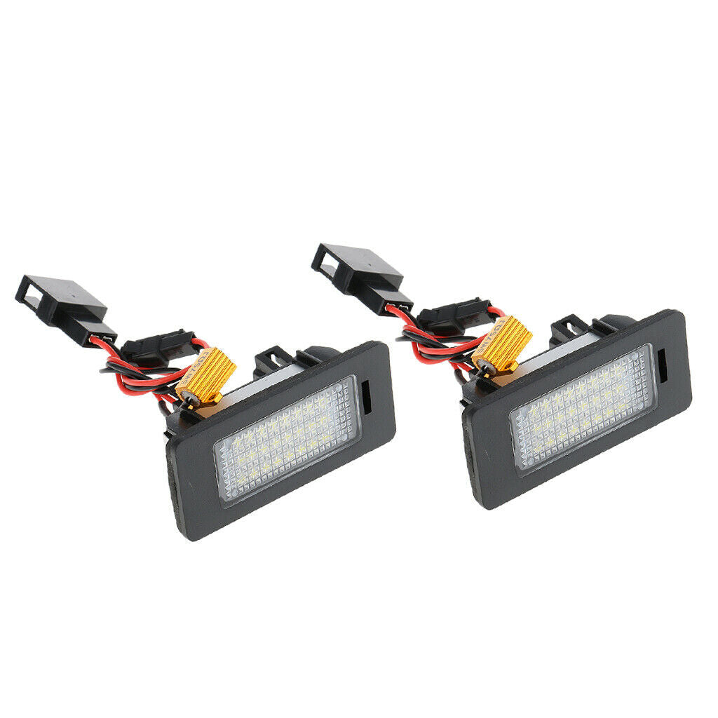 for GOLF & GTI Beetle Scirocco 24LED License Plate Lamp Pair