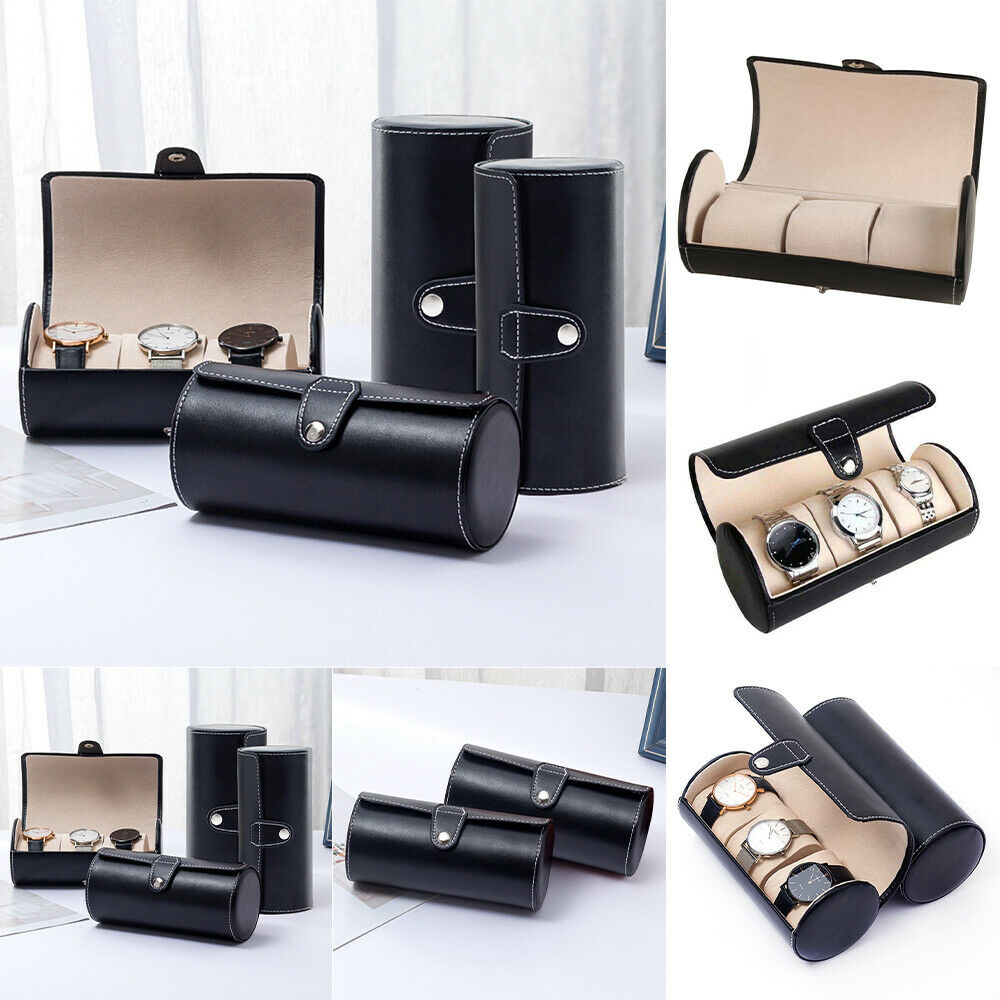 3 Grids Watch Display Storage Boxes Case Organizer Jewelry Collection Holders AU