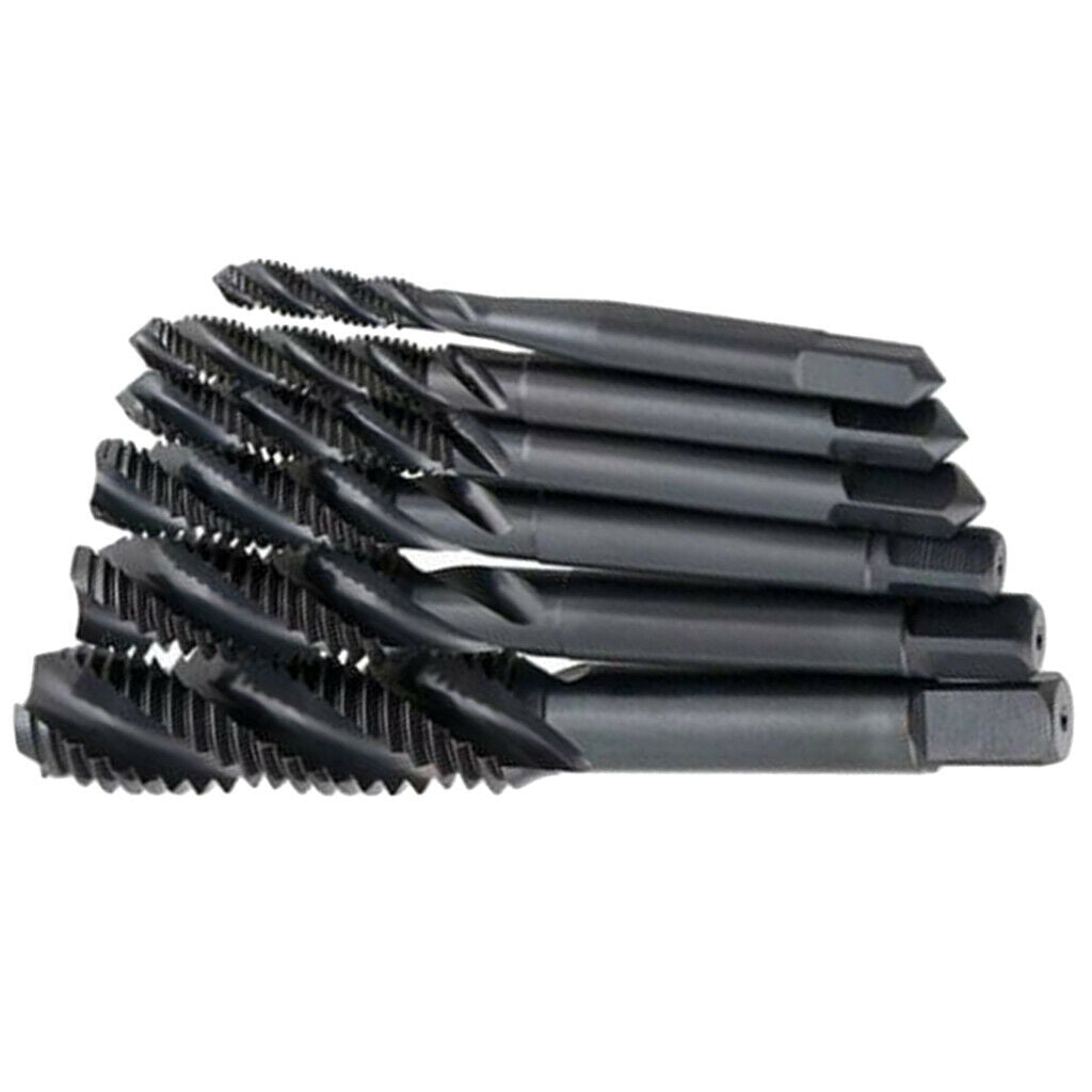 5 PCS 75mm HSS Hex Shank Spiral Point Twist Drill Spiral Flute 2-in1 Combination