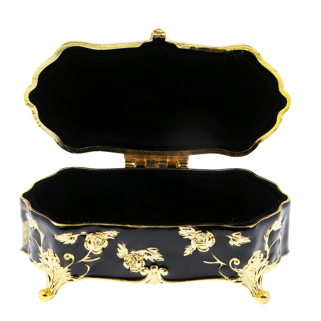 European Style Toothpick Holder Toothpick Container Home Decor - Black, 10x6x4cm