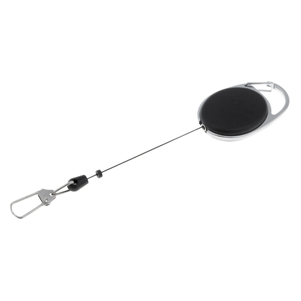Key Chain Fly Fishing Retractable Clip Keychain Key Ring Pull Reel Key Chain