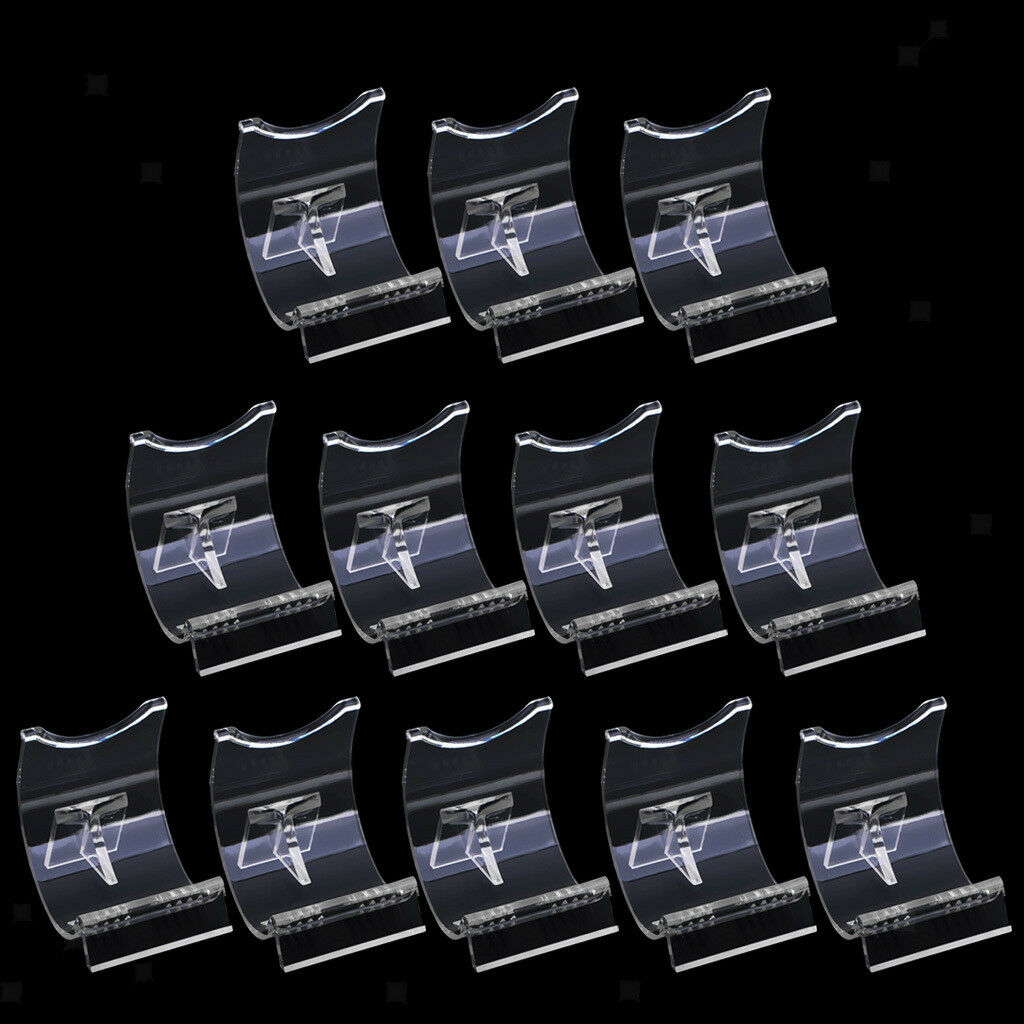 12PCS Lighter Display Stand Clear Acrylic Easel Holder for Lighters Fashion