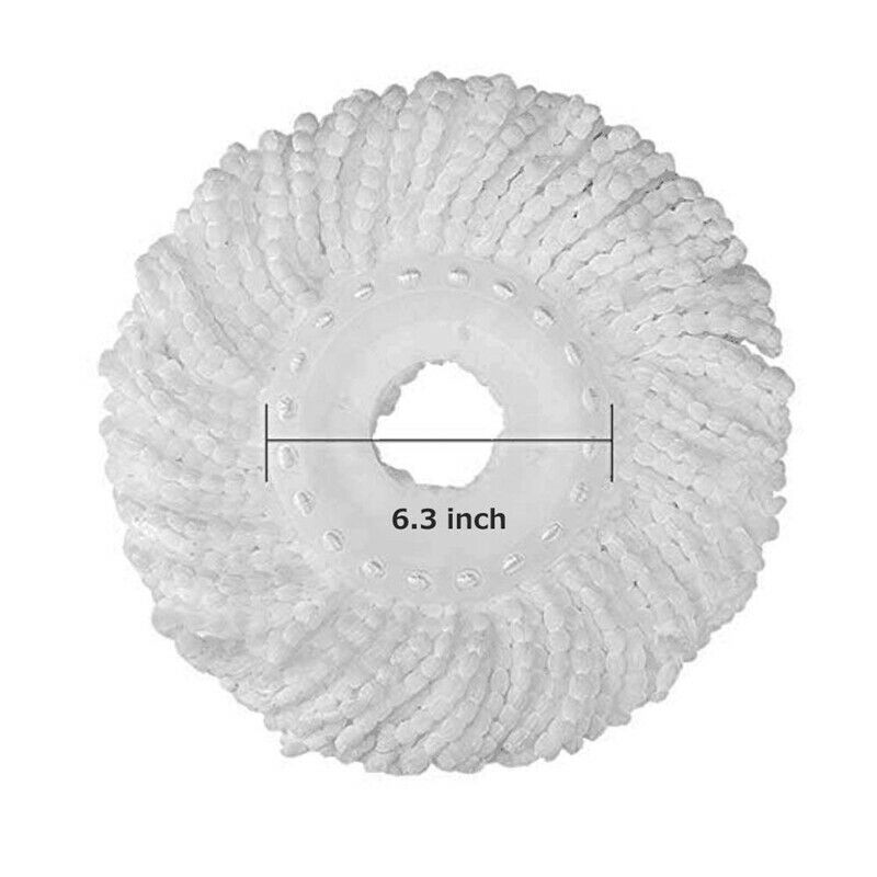 Microfiber Mop Head, 360 Degree Rotating Mop Head, Cotton Yarn Mop ReplacementV3