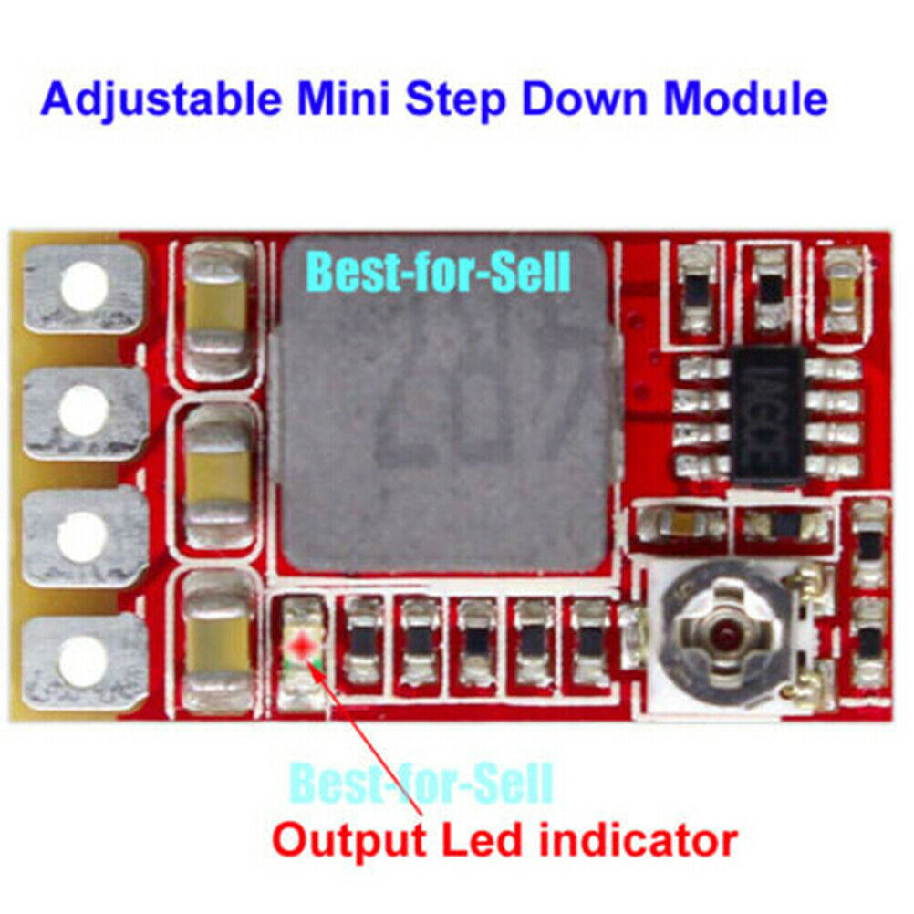 Mini DC-DC Step-down Converter Adjustable Power Module 3.3V 3V 5V 9V 12V 3A WF