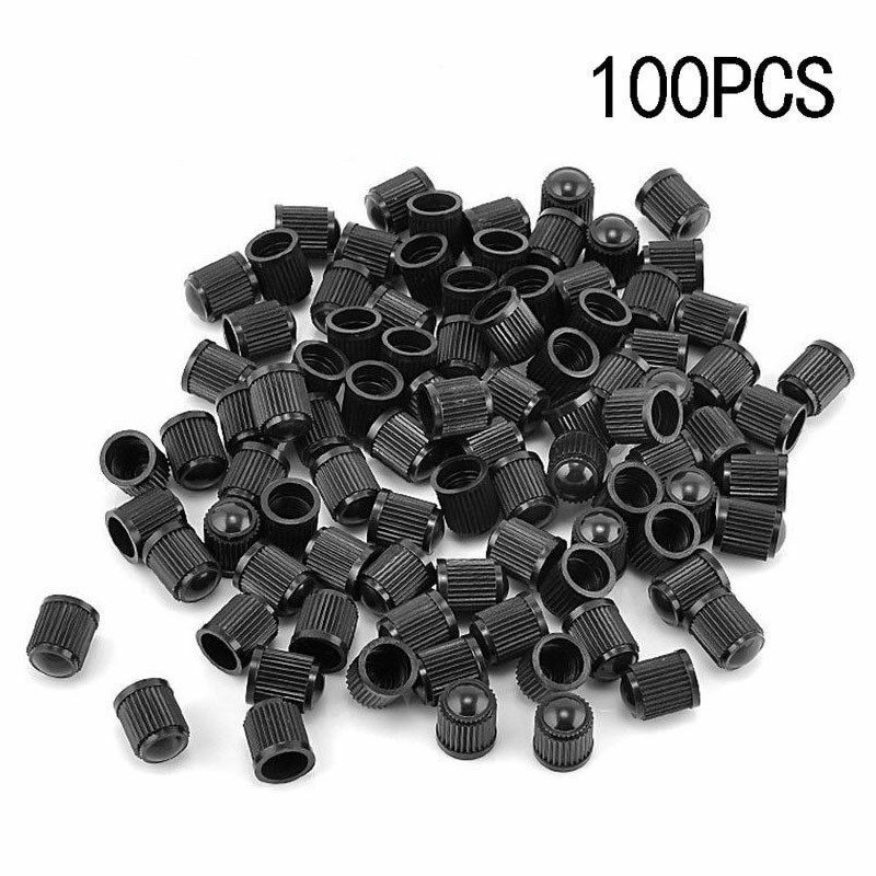 Practical 100x Plastic Auto Car Bike Motorcycle Truck wheel Tire Valve Stem Caps