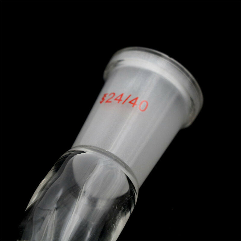 24/40 Glass Vacuum Take-off Adapter Laboratory Straight Tube Gas Inlet AdapM FG