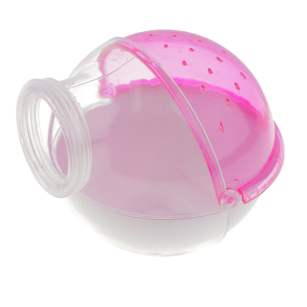 2 Pcs Plastic Hamster Mouse Gerbille Pet Bathroom Cage Box Bath Sand Room