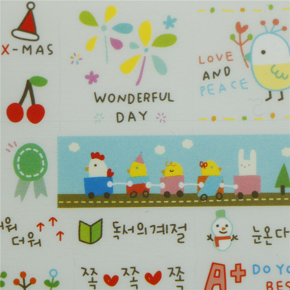 6X/set Simple Life Stickers For DIY Scrapbooking Planner Cardmaking Journa.l8
