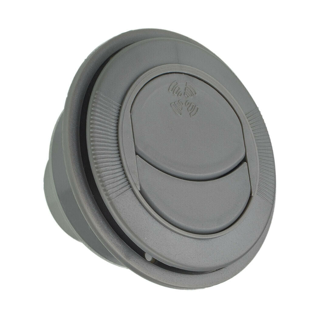 1.85in Universal A/C Air Outlet Vent For Boat Yacht Gray Part Outline 100mm