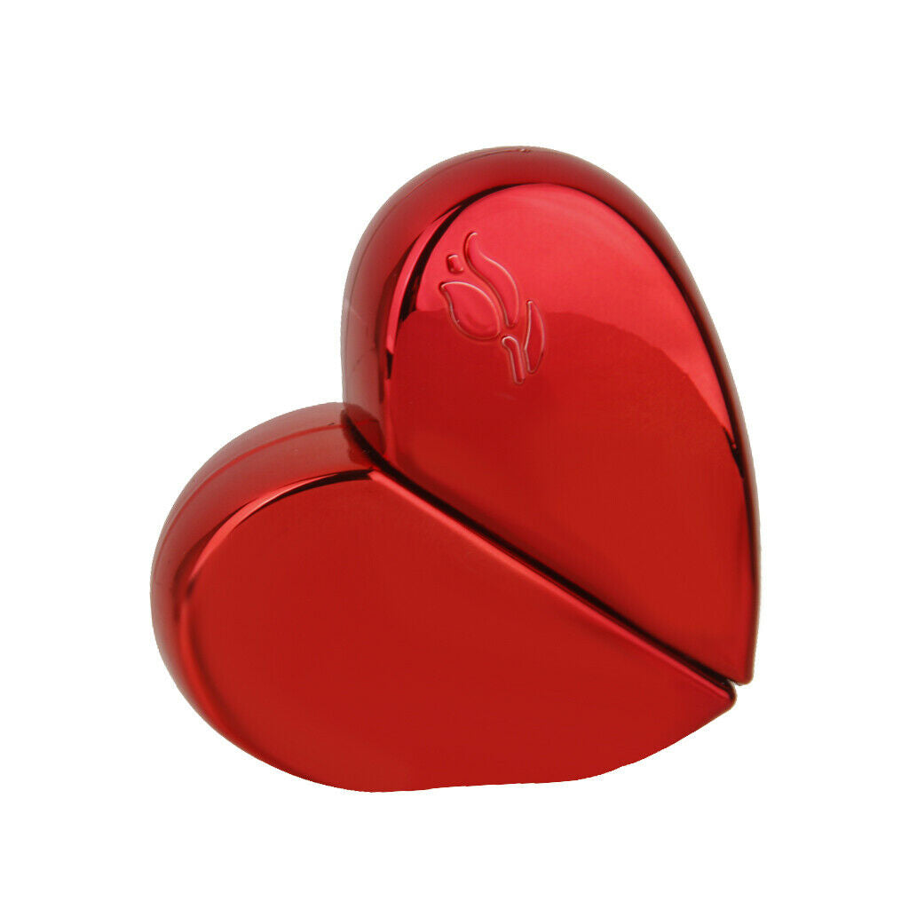 Travel Candy Heart Shape Perfume Atomizer Refillable Spray Bottles 25ml Red