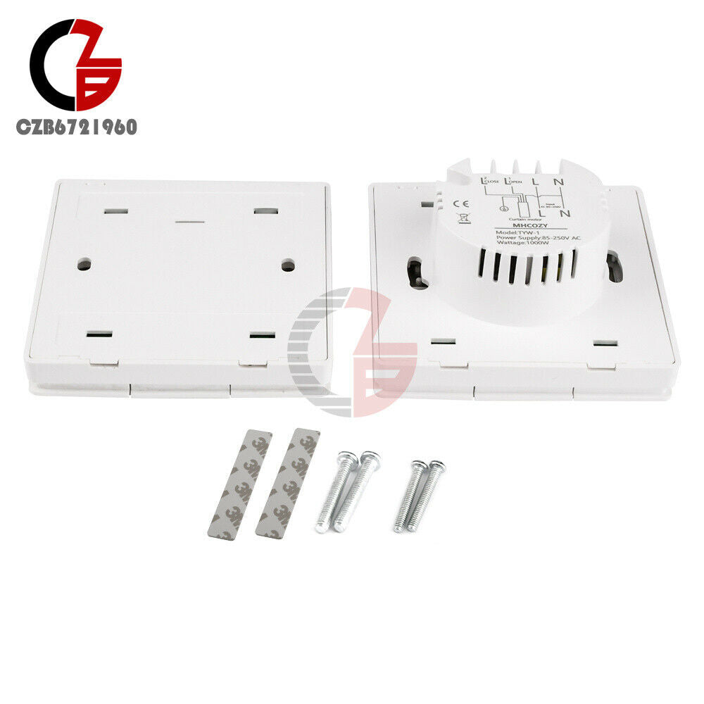 WiFi Smart Curtain Module Panel Switch Roller Blinds Shutter Motor Timer Setting