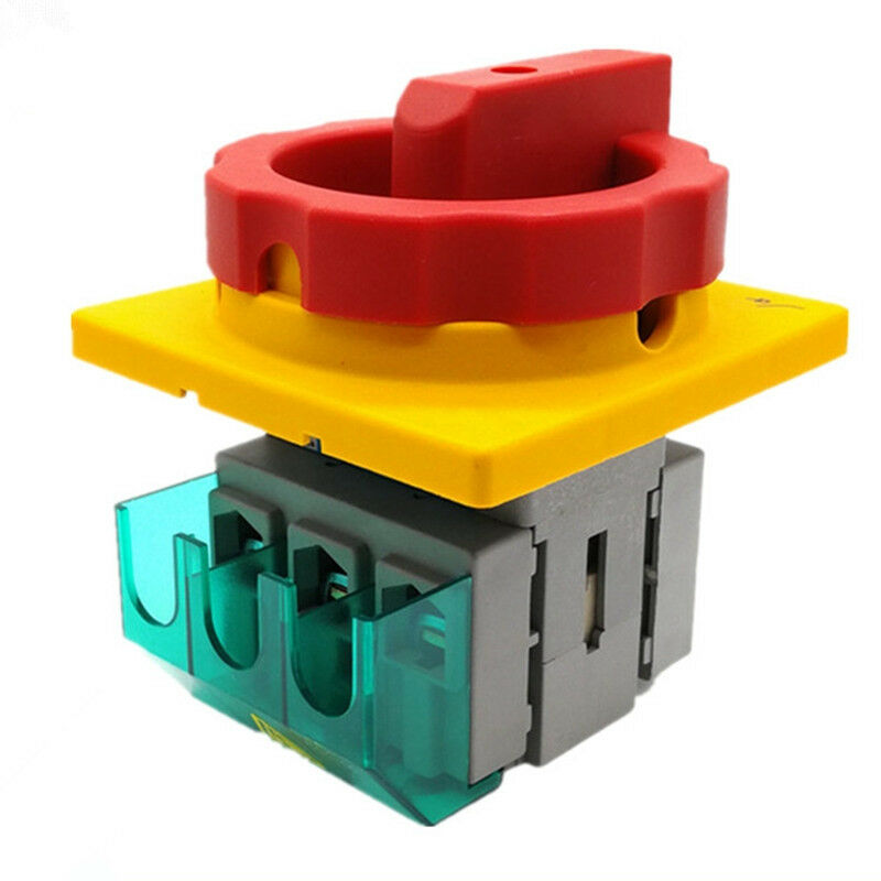 1PCS Changeover Universal Switch 6 screw terminals 600V 25A 49 x 49mm Installing