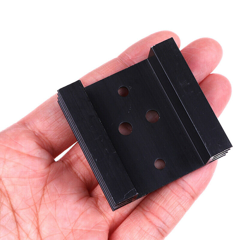 2Pcs 45x45x14mm TO3 Transistor Heat Sinks TO-3 Black Amumi..l8