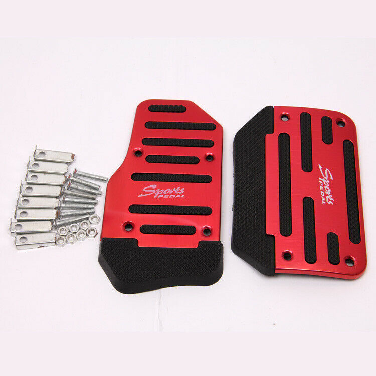 2pcs Universal Non-Slip Automatic Gas Brake Foot Pedal Pad Cover Car Accessories