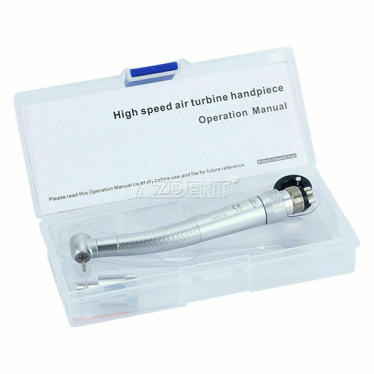 3PCS COXO Dental High Speed Handpiece 3-Way Spray Standard With Quick Coupling
