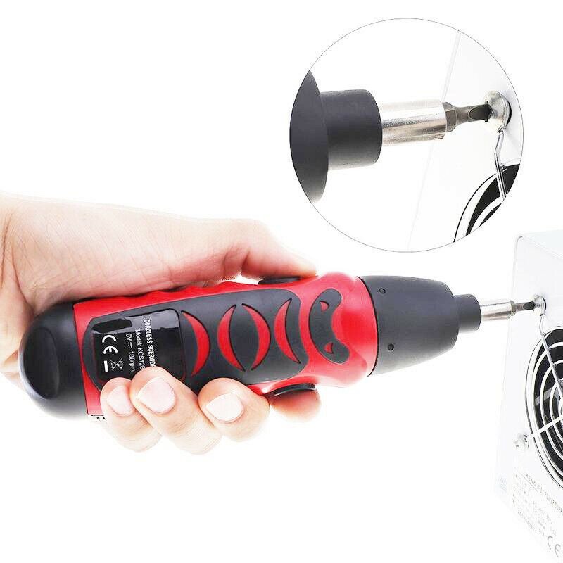 37PCS Screwdriver Electric Cordless Brushed Power Repair Drill Tool Kit 200 RPM